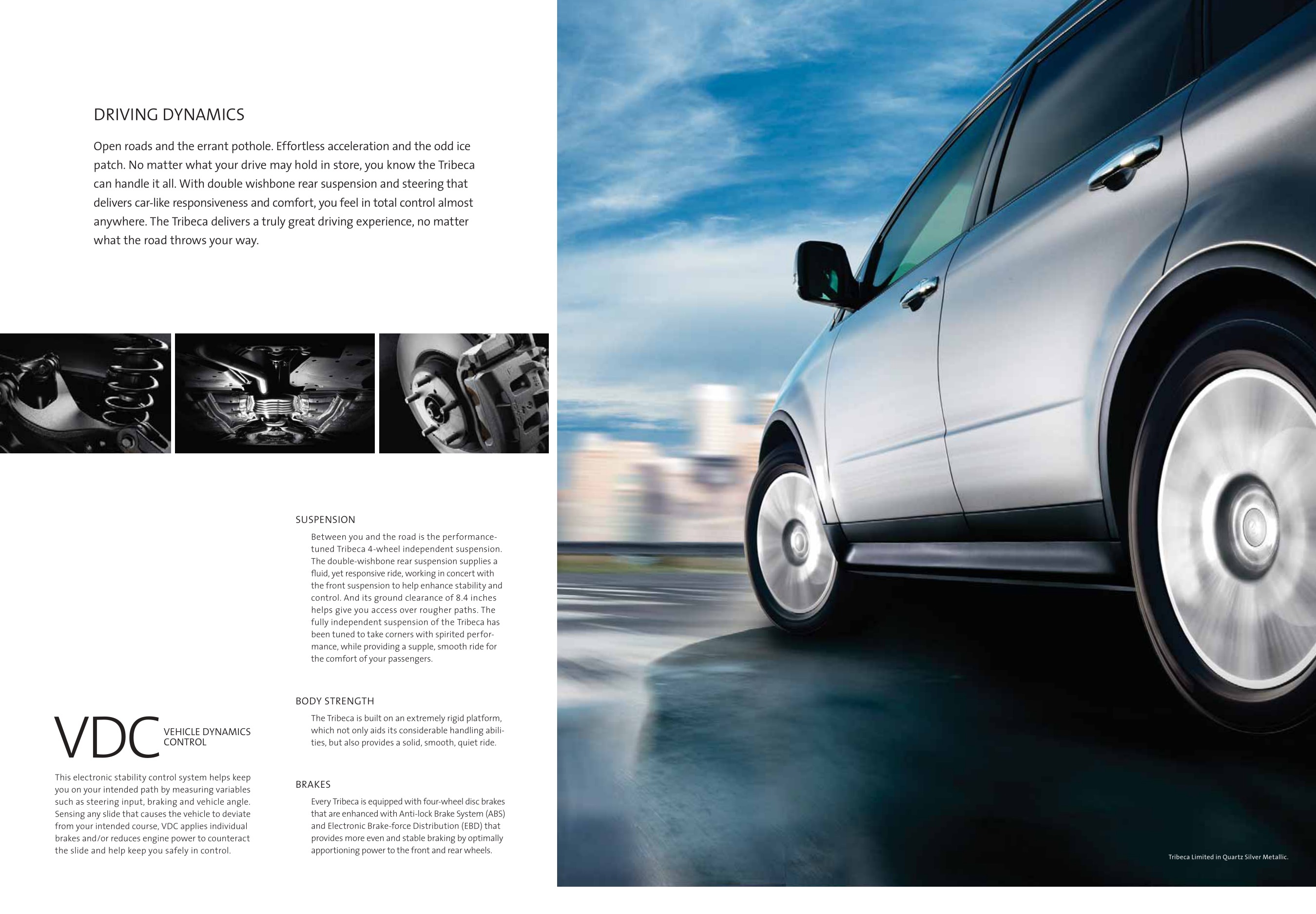 2008 Subaru Tribeca Brochure Page 4
